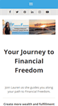 Mobile Screenshot of laurensfinancialfreedomjourney.com
